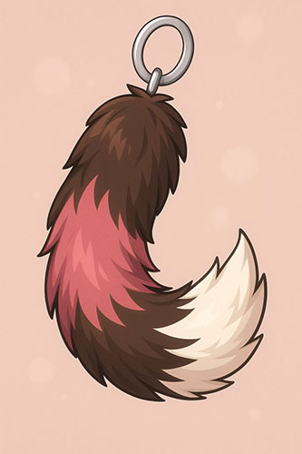 尻尾キーホルダー