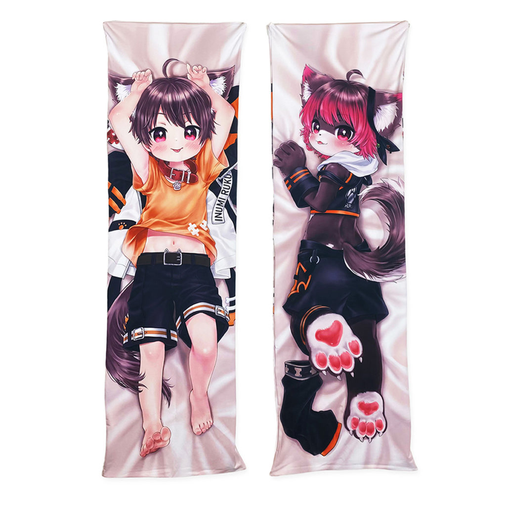 抱き枕カバー(犬見るく様)制作例