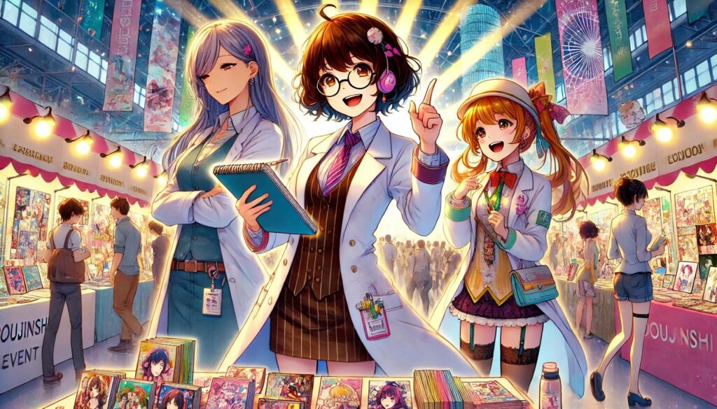 同人イベントで成功を掴む！博士と教授、ミーミの同人誌講座