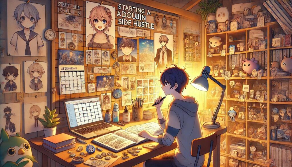 同人活動を副業にする際の初期費用と収益化方法