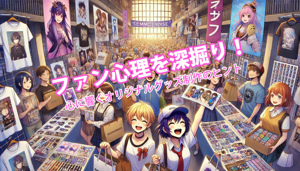 ファン心理を深掘り！心に響くオリジナルグッズ制作のヒント