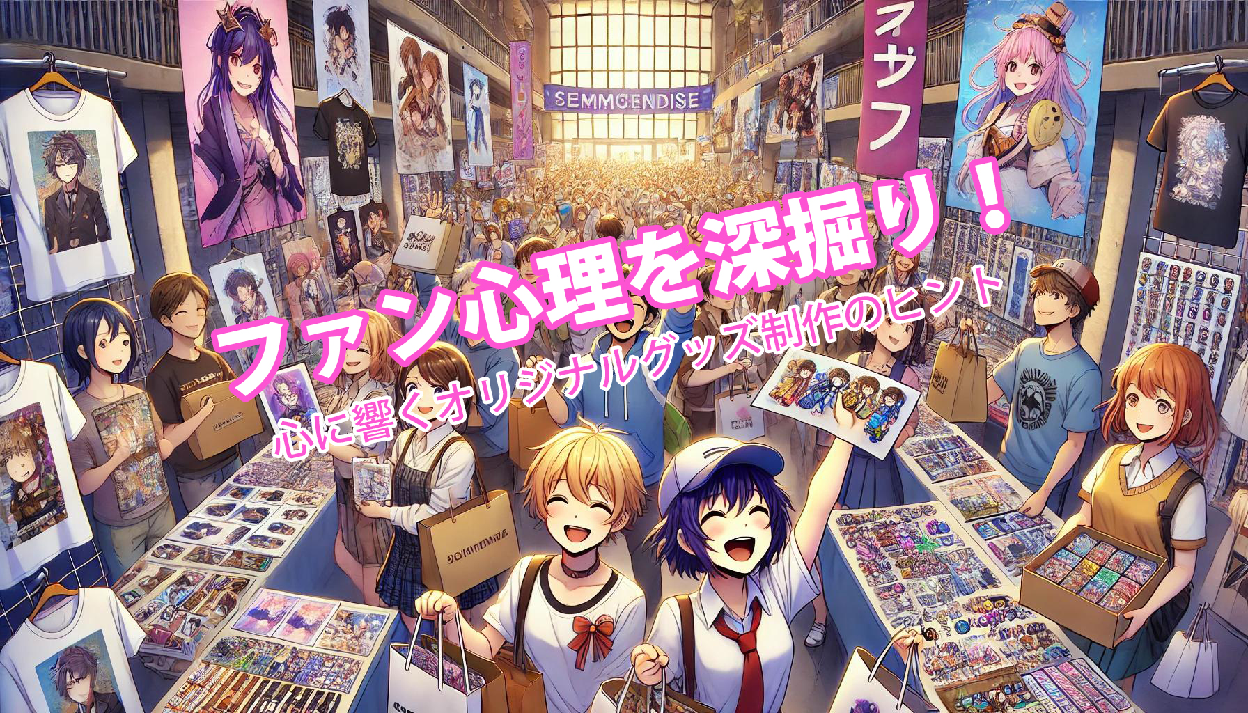 ファン心理を深掘り！心に響くオリジナルグッズ制作のヒント