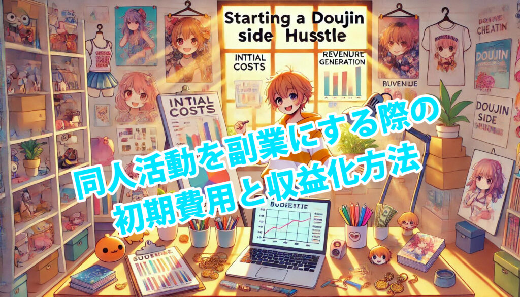 同人活動を副業にする際の初期費用と収益化方法