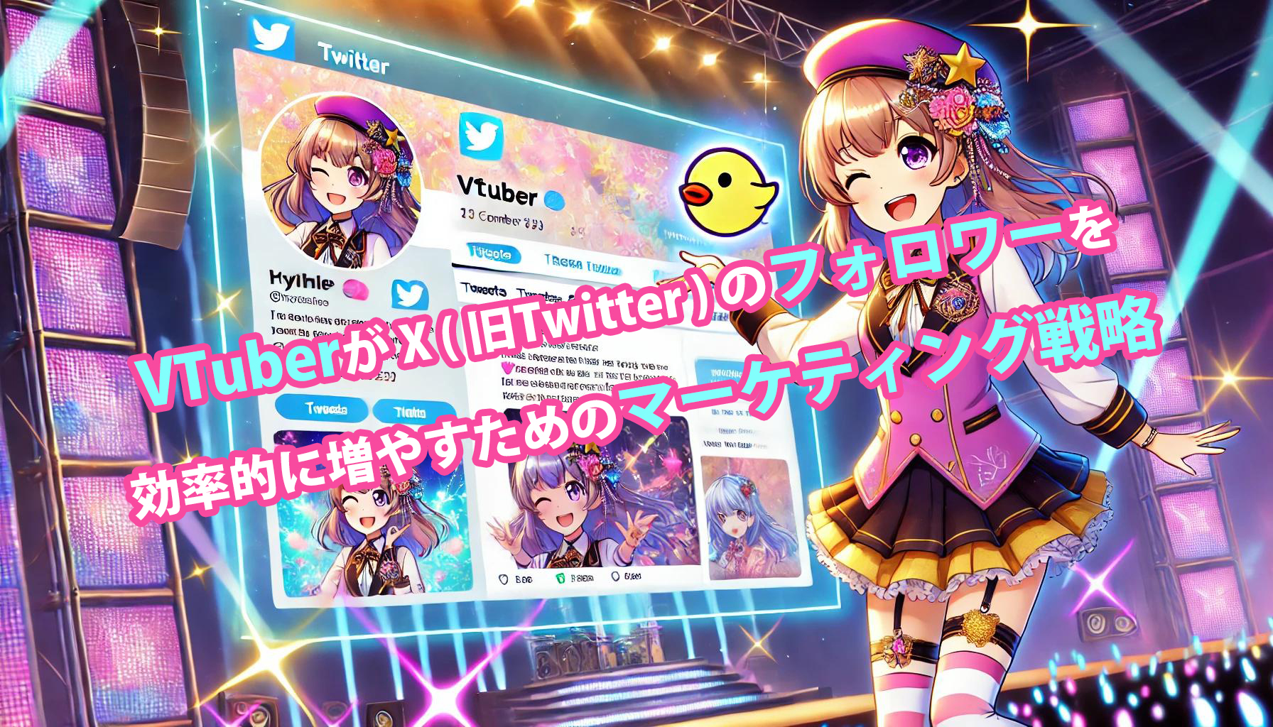 VTuberがX（旧Twitter）のフォロワーを効率的に増やすためのマーケティング戦略