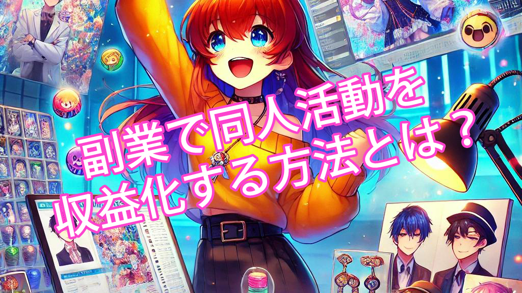 副業で同人活動を収益化する方法とは？
