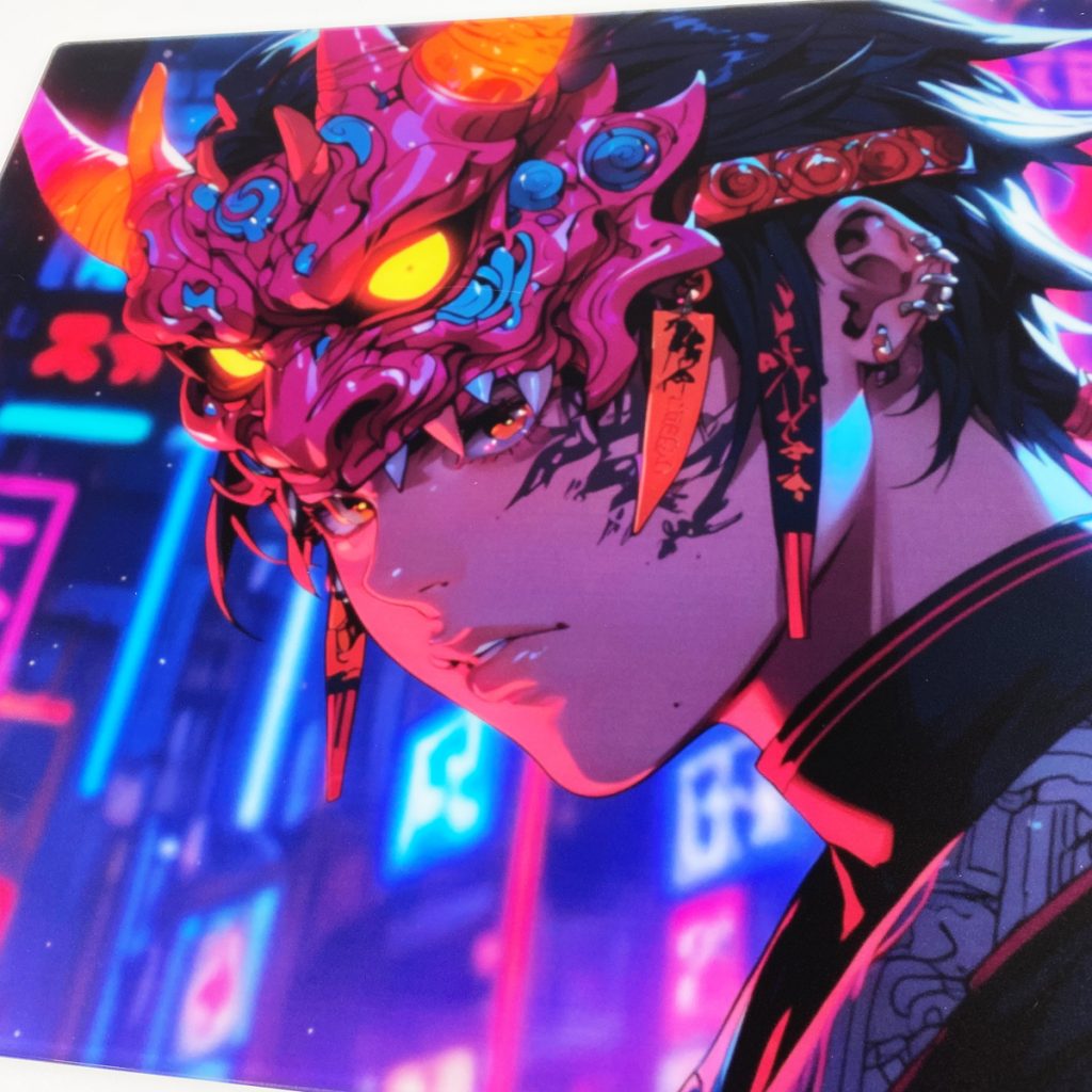 オリジナルガラスマウスパッド360×320mm制作事例