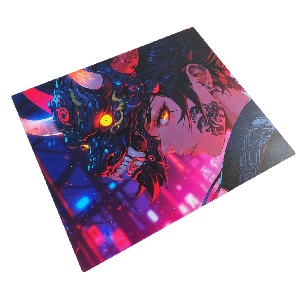 オリジナルガラスマウスパッド490×420mm制作事例