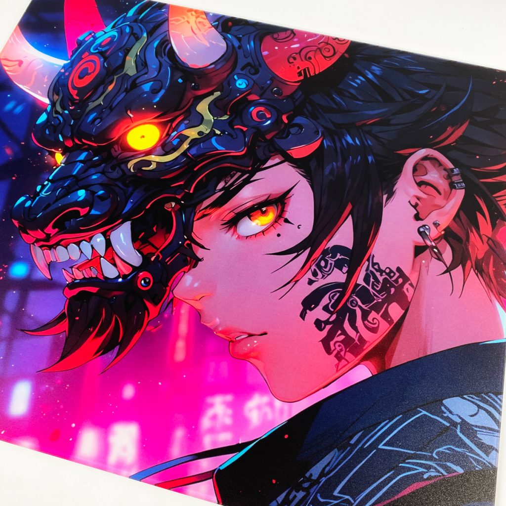 オリジナルガラスマウスパッド490×420mm制作事例