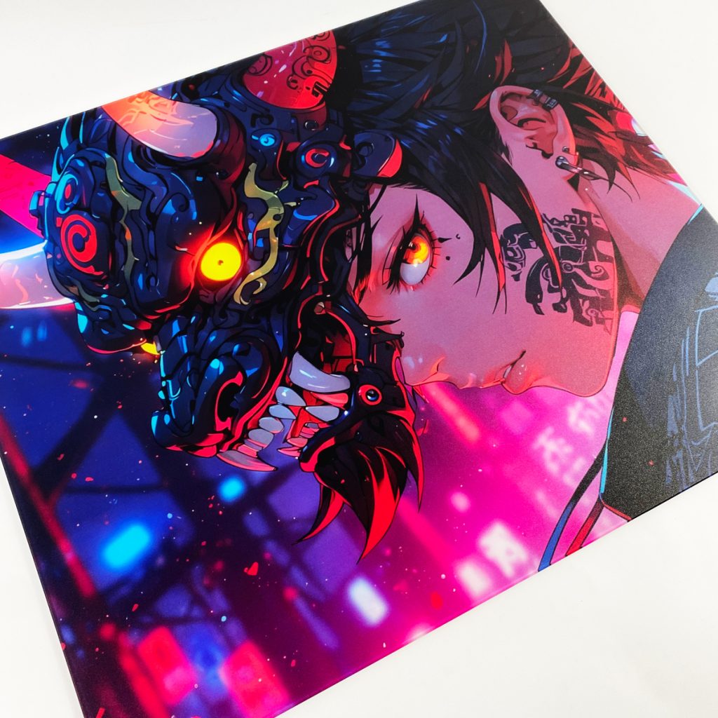 オリジナルガラスマウスパッド490×420mm制作事例