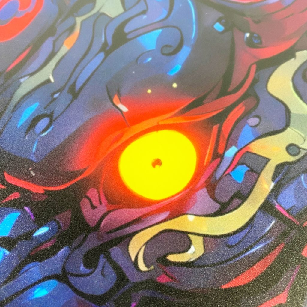 オリジナルガラスマウスパッド490×420mm制作事例