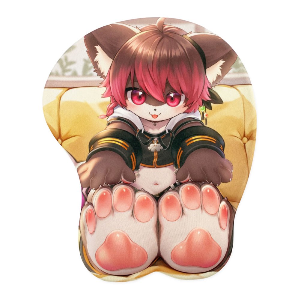 雄っぱいマウスパッド(犬見るく様)制作例