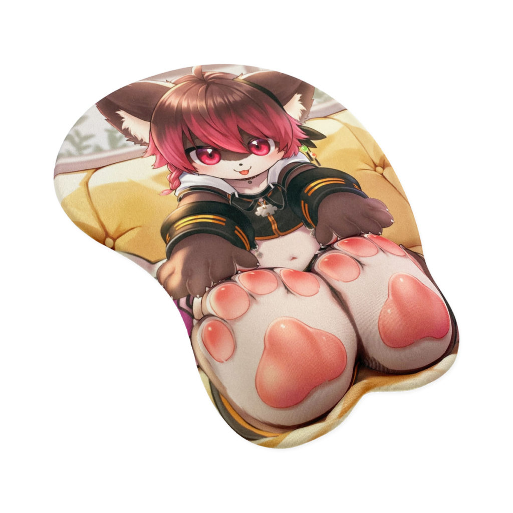 雄っぱいマウスパッド(犬見るく様)制作例