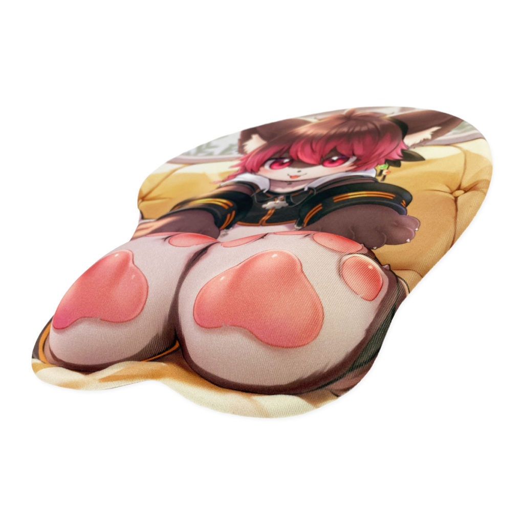 雄っぱいマウスパッド(犬見るく様)制作例