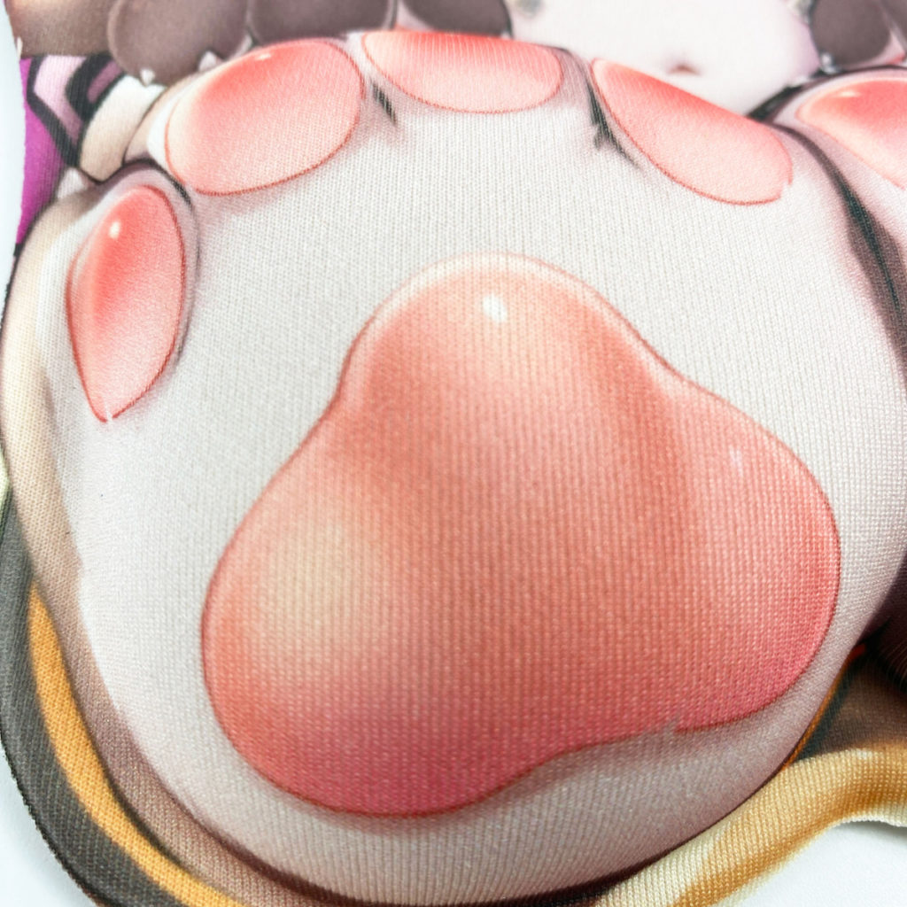 雄っぱいマウスパッド(犬見るく様)制作例