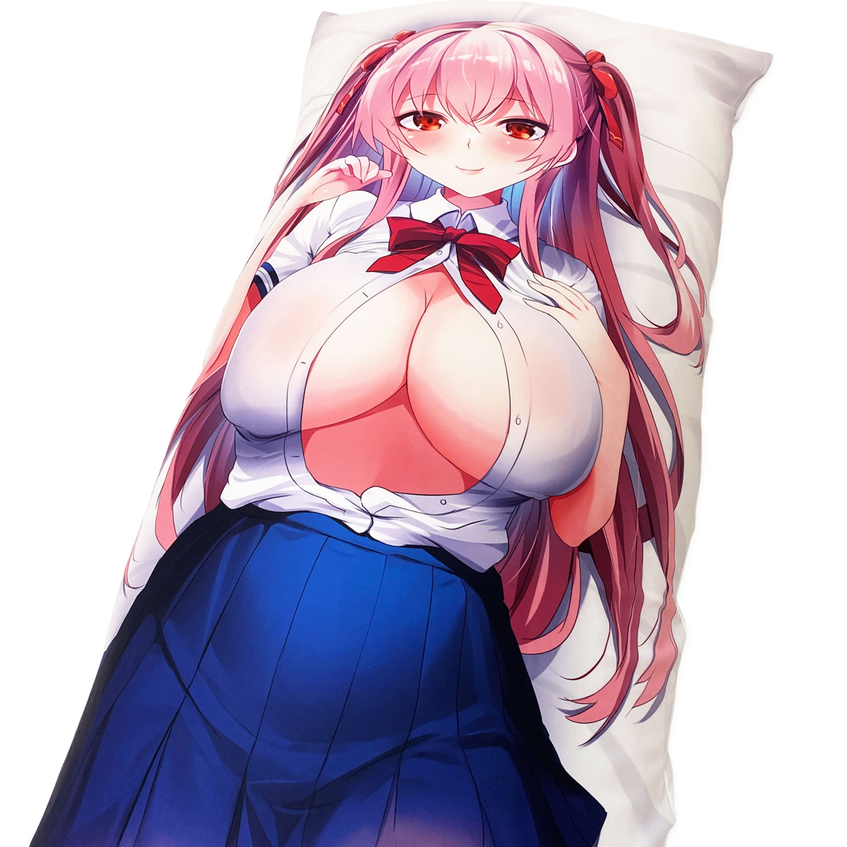 MAKI/創田ぐみ先生 描き下ろし 楼島マコ セーラー服 抱き枕カバー(健全ver) 制作例