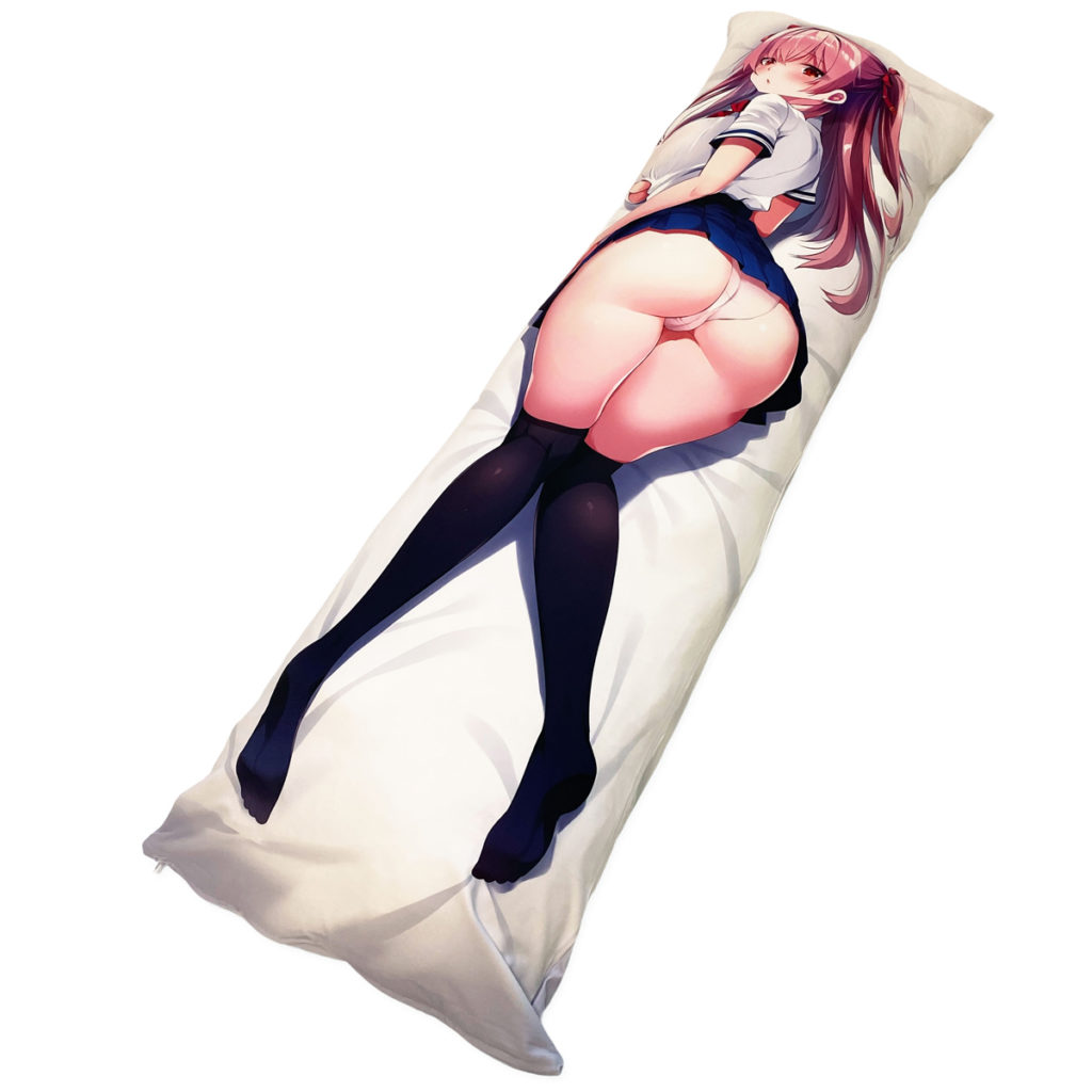 MAKI/創田ぐみ先生 描き下ろし 楼島マコ セーラー服 抱き枕カバー(健全ver) 制作例