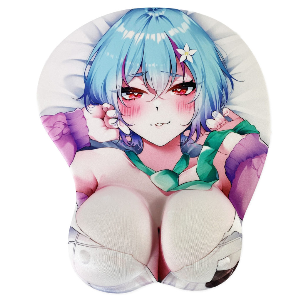 おっぱいマウスパッド型スマホスタンド(LEN先生)制作例