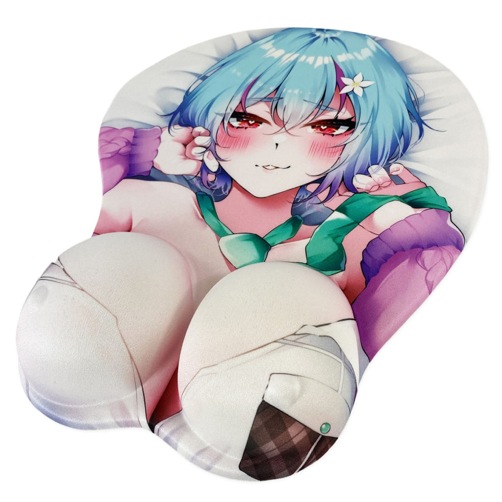 おっぱいマウスパッド型スマホスタンド(LEN先生)制作例