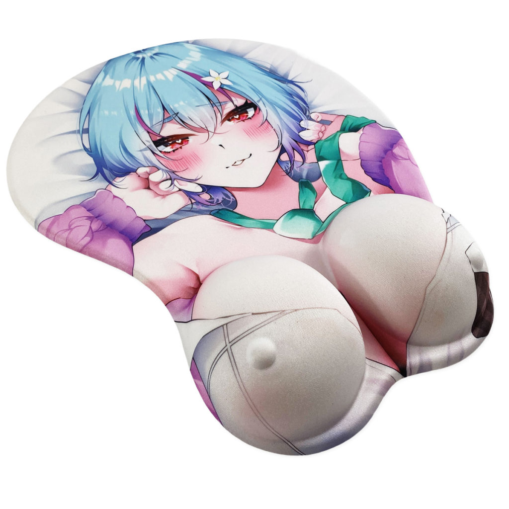 おっぱいマウスパッド型スマホスタンド(LEN先生)制作例