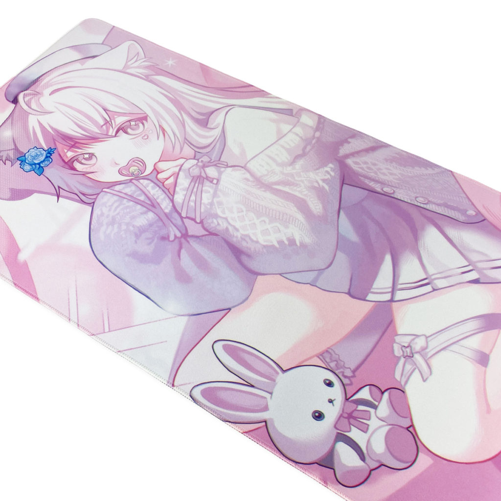 ゲーミングマウスパッド(Vtuber「うらぼす」様)制作例
