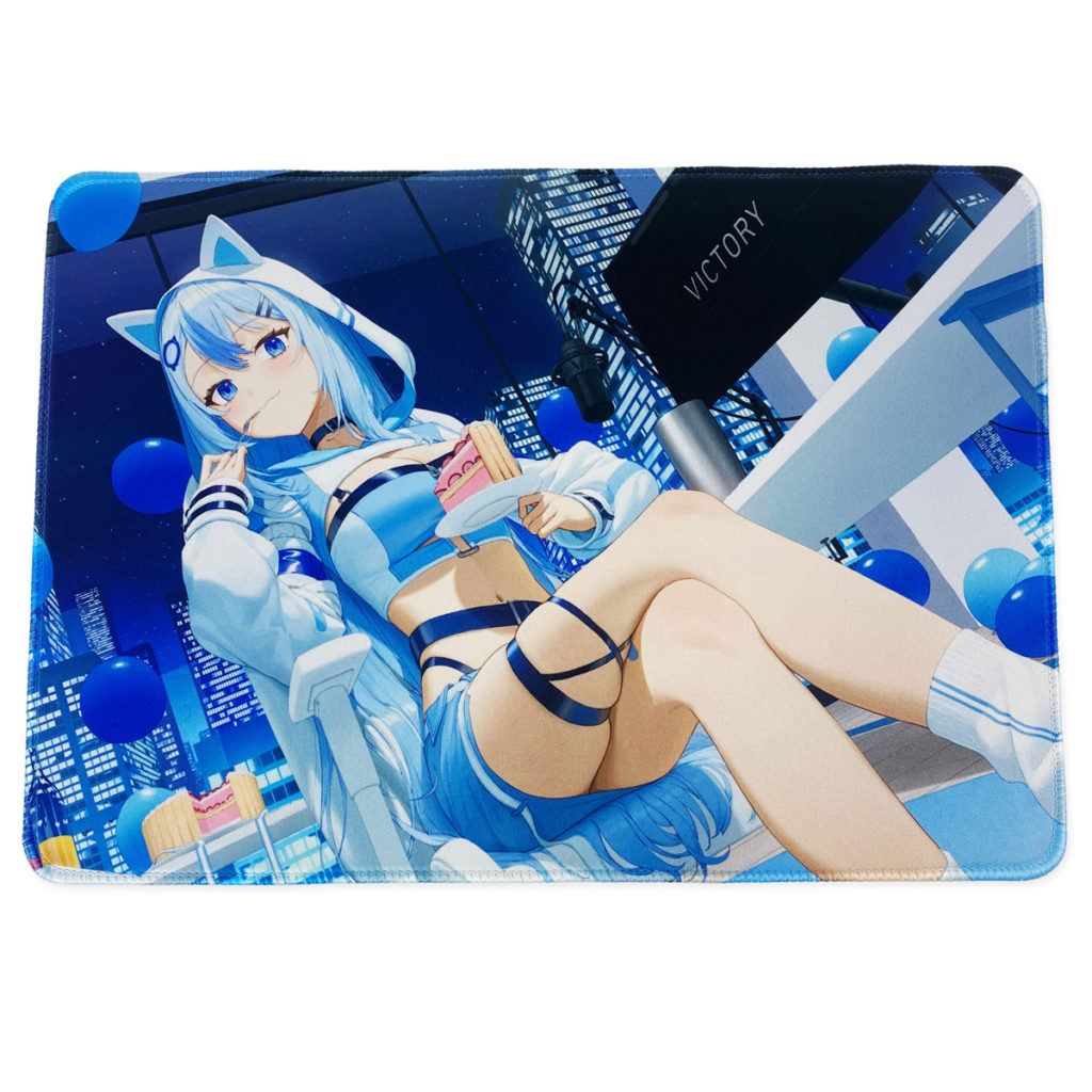 ゲーミングマウスパッド(Vtuber「水羽ねお」様)制作例
