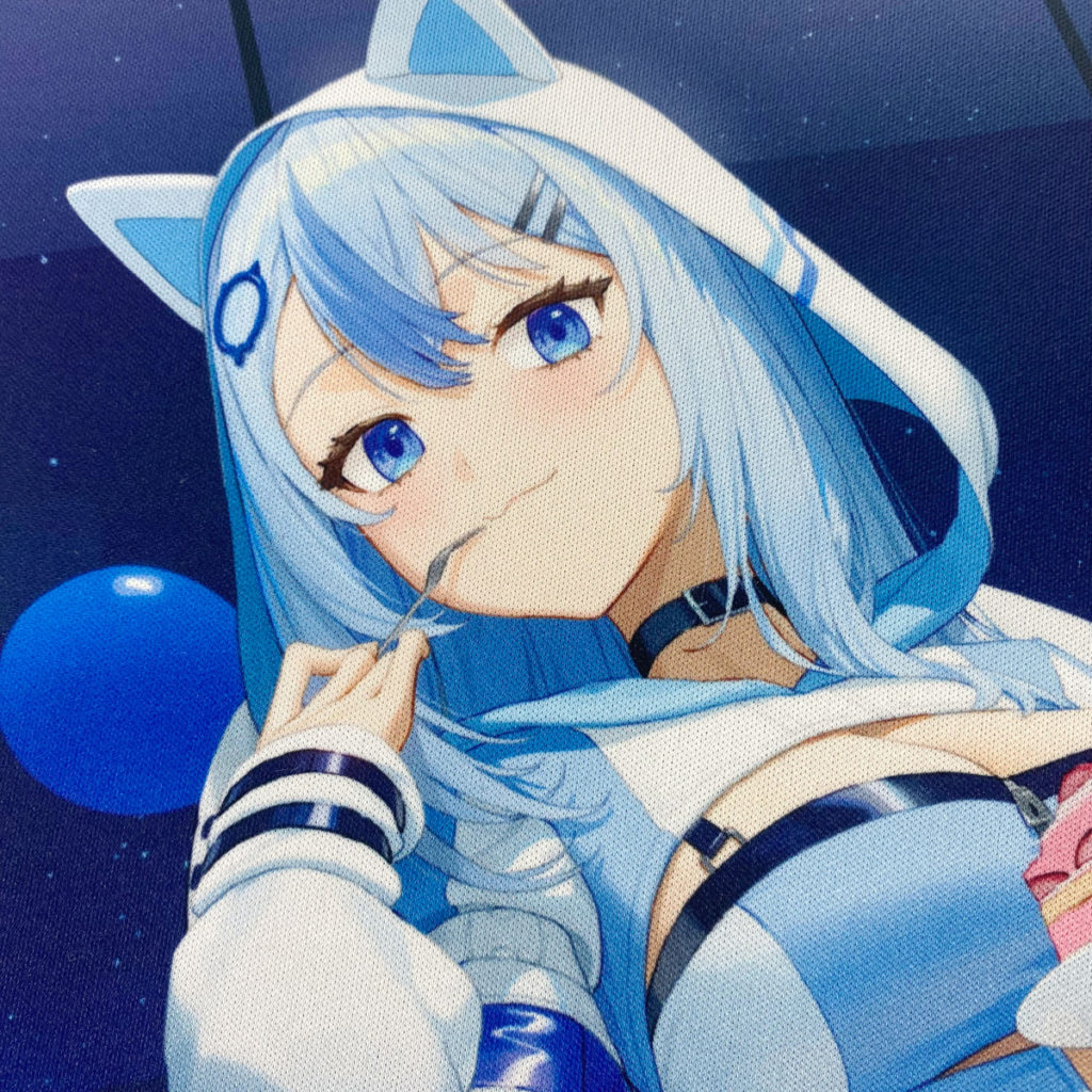 ゲーミングマウスパッド(Vtuber「水羽ねお」様)制作例